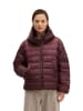 Marc O'Polo Daunen-Steppjacke mit Kapuze relaxed in Black Cherry