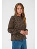 Kaffe Langarm-Bluse KArikka Regular fit in Black Coffee Moral Floral