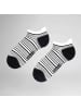 Hudson Sneakersocken Line gemustert in Black