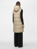 Pieces Weste in Silver Mink