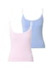 Urban Classics Tanks & Cami in powderblue/white+blushedrose/white