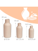 relaxdays 3-tlg. Vasen Set in Beige