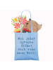 Mr. & Mrs. Panda Baumwolltasche Spruch Sprachen lernen mit Spruch in Sky Blue