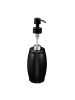 relaxdays Seifenspender in Schwarz - 350 ml