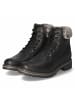 Tamaris Schnürstiefel in schwarz