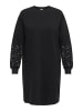 ONLY Carmakoma Sweatshirt-Kleid in Black