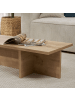 CALICOSY Couchtisch HARBOR in Saphir-Eiche - (W) 120  x (H) 30  x (L) 45  cm