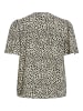 Vila Bluse in beige schwarz
