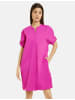 TAIFUN Kleid Langarm kurz in Fuchsia