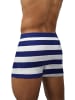 normani 6 Stück Retro Boxershorts aus Baumwolle in Navy Stripes