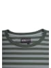 HONESTY RULES T-Shirt " Striped " in cilantro-green-chinois-green