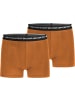 Normani Outdoor Sports 2er Pack Herren Merino Boxershorts Unterhose in Orange