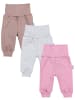 TupTam Baby Mädchen Jogginghose 3er Pack in beige/rosa