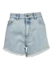 Urban Classics Hotpant in blue bleached