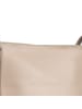 Toscanto Toscanto Umhängetasche Leder helltaupe, beige ca. 35cm