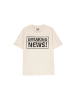 Gallery Dept. Breaking News Logo T Shirt Beige