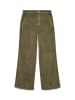 Vero Moda MARGOT HR WIDE CORDUROY PANTS in Grape Leaf