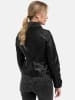 Tazzio Lederjacke "F511" - in Schwarz