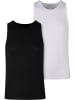 Urban Classics Urban Classics Tank-Tops in black+white