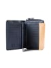 Greenburry Nappa Geldbörse RFID Schutz Leder 14 cm in nacy-tan