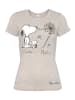 Kangaroos Kurzarmshirt in beige melange