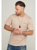 Jack & Jones T-Shirt - JCOROUND INFINITY in Cobblestone