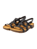 Art in the City  Sandalen schwarz