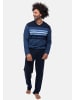 Ammann Schlafanzug Cotton in Nightblue