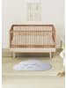 Atticgo Waschbarer Kinderteppich CANDY wolkenform in silber