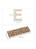 relaxdays 324tlg. Holzbuchstaben Set in Natur