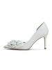 CESARE GASPARI Stiletto-Pumps mit hohem Absatz in White