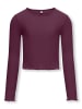 KIDS ONLY Langarmshirt KOGNELLA L/S O-NECK TOP in mauve wine