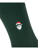 Falke Socken Airport Santa Claus in Hunter green