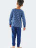 Schiesser Pyjama Natural Love in Blau