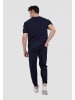 Tom Barron Set aus Oversize-Shirt und Jogginghose in DARKBLUE