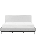 Beliani Doppelbett CORIO in Grau/Schwarz - (W) 193 x (H) 101 x (L) 219 cm