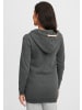 Oxmo Kapuzensweatjacke in grau