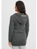 Oxmo Kapuzensweatjacke OXVicky Straight Sweat Zip-Hoodie in Grau