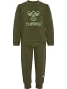 Hummel Trainingsanzug Mit Rundhalsausschnitt Hmlarine Crewsuit in OLIVE NIGHT