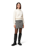 Zero  Strickrock mit grafischem Print in BlackCream