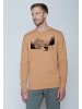 GreenBomb Sweatshirt Nature Moose Mountain in Haselnuss