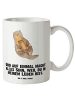 Mr. & Mrs. Panda Kaffeebecher Otter Kind mit Spruch in Weiß