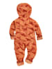 Playshoes Fleece-Overall Dinos in Ocker