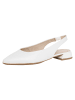 Tamaris Slingpumps in WHITE LEATHER