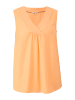 TRIANGLE Bluse ärmellos in Orange