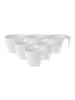 Villeroy & Boch 6er Set Mokka-/Espressotassen Flow in Weiß 100 ml in weiß
