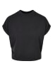 Urban Classics Cropped T-Shirts in black