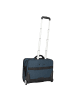Dermata 2 Rollen Businesstrolley 46 cm Laptopfach in petrol