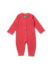 Little Green Radicals Bio-Waffel-Baumwoll-Strampelanzug in Rosa