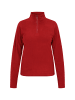 Sidona Damen Fleecepullover in Burgund